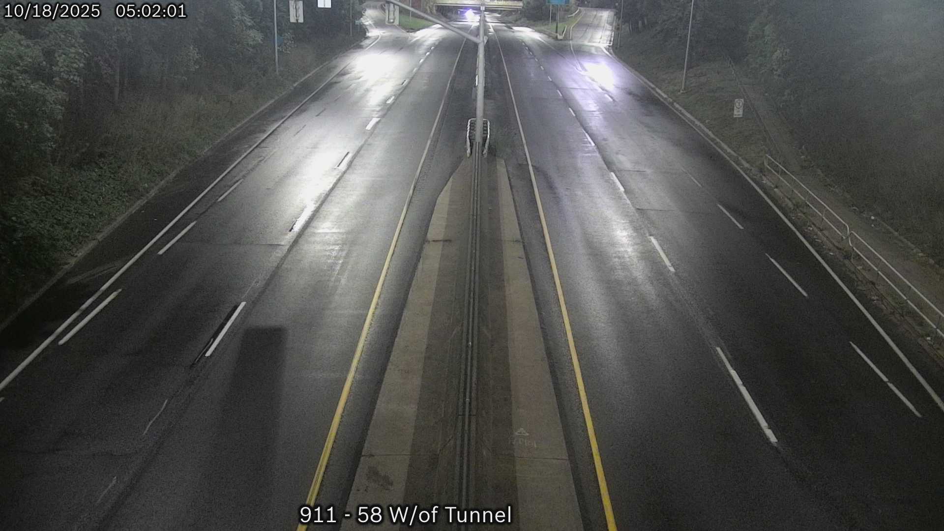 Traffic Camera EastBound Thorold Tunnel at the entrance