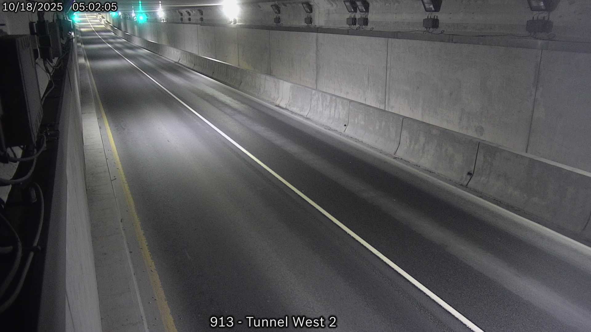 Traffic Camera of Westbound Thorold Tunnel near E of Welland Canal 