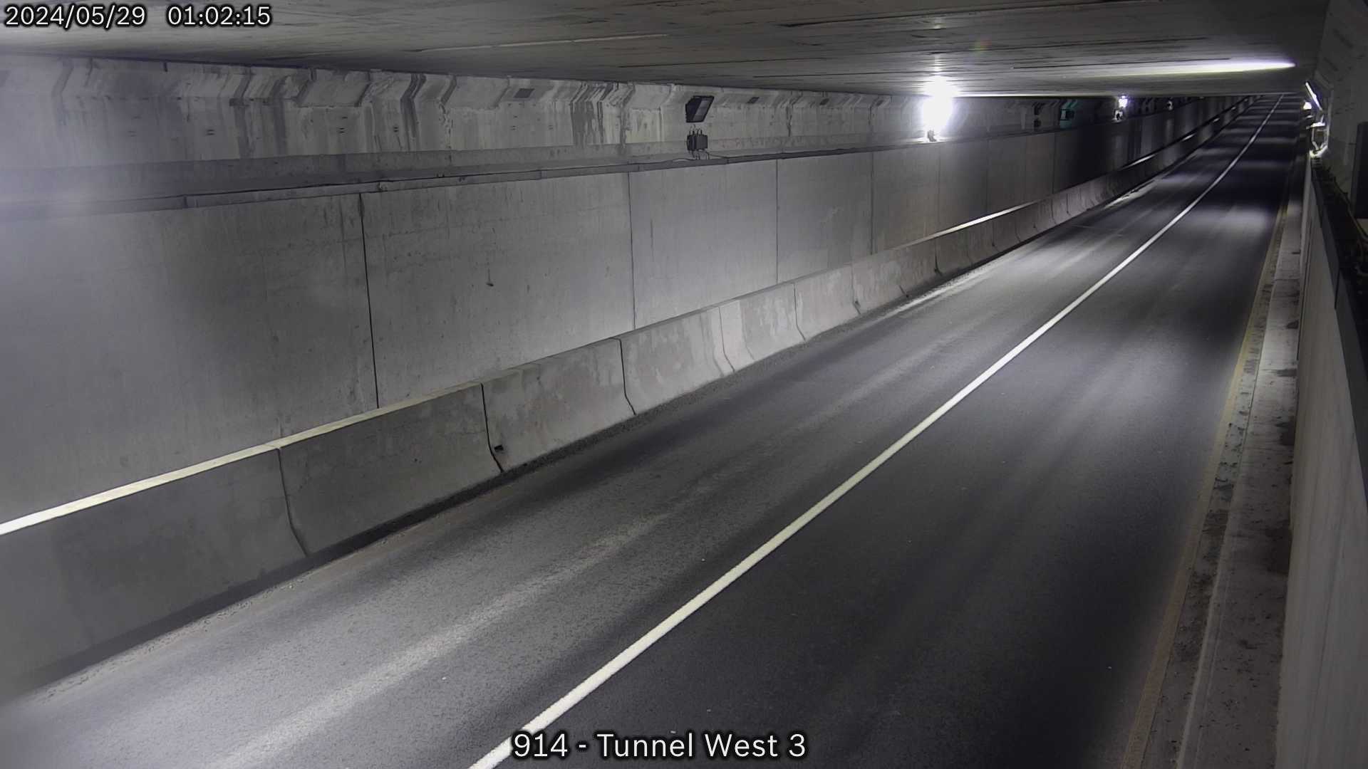 Traffic Cam Westbound Thorold Tunnel near west of the Welland Canal