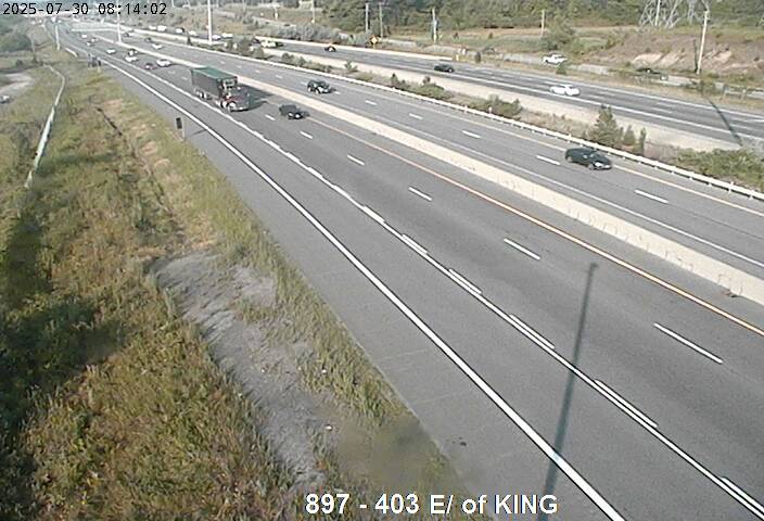 Live Traffic Camera of Highway 403 near King Road