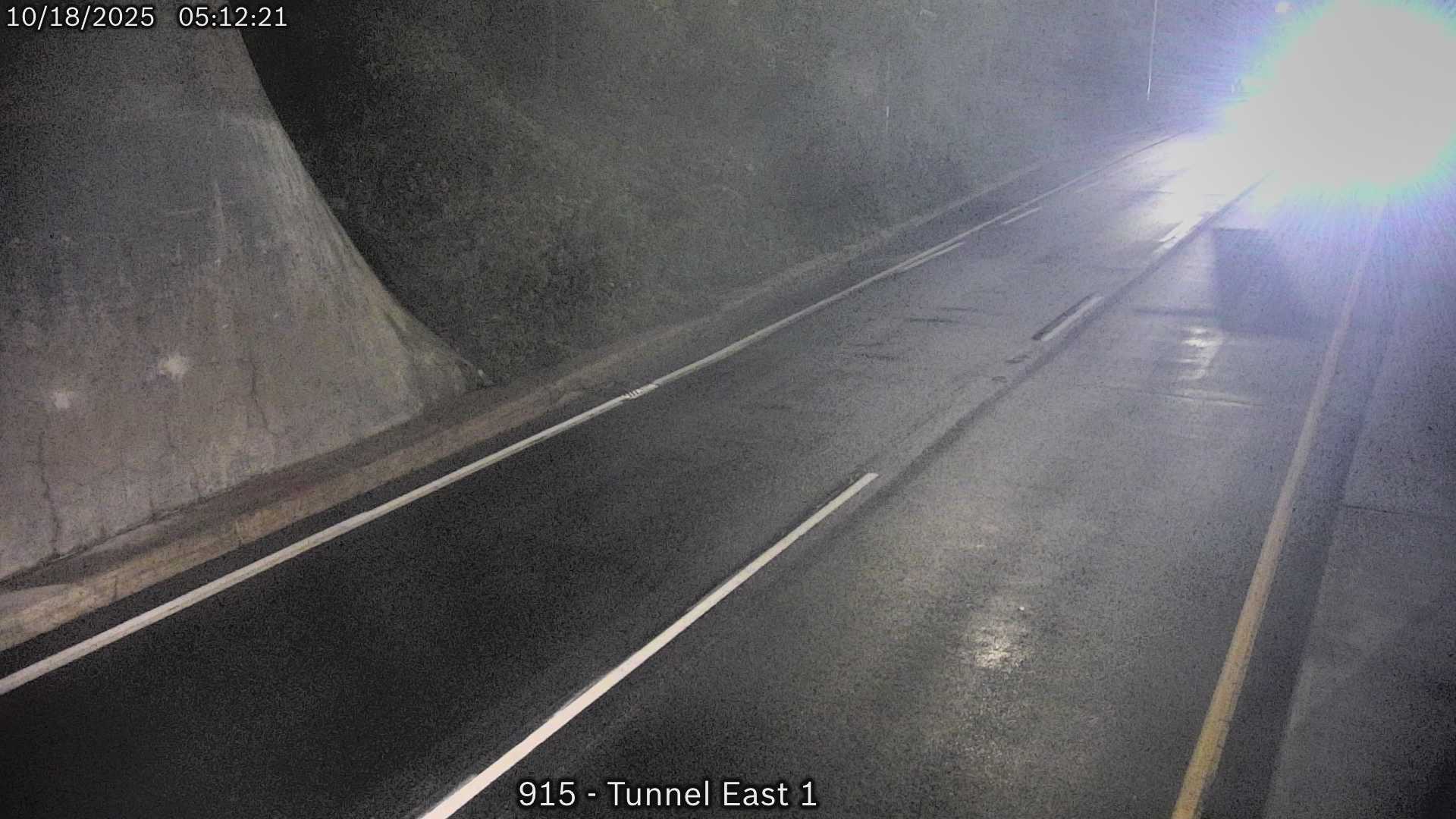 Traffic Camera EastBound Thorold Tunnel near East of entrance