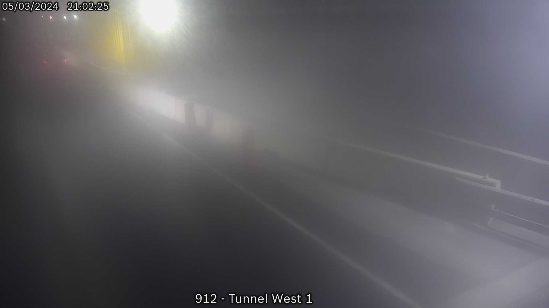 Traffic Camera of Westbound Thorold Tunnel near West of entrance 