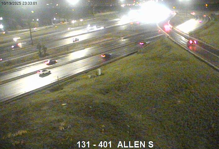 Webcam of Highway 401 near Allen Road South courtesy of the MTO
