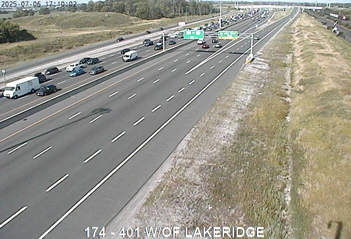 Traffic Cam 401 West of Lakeridge Road