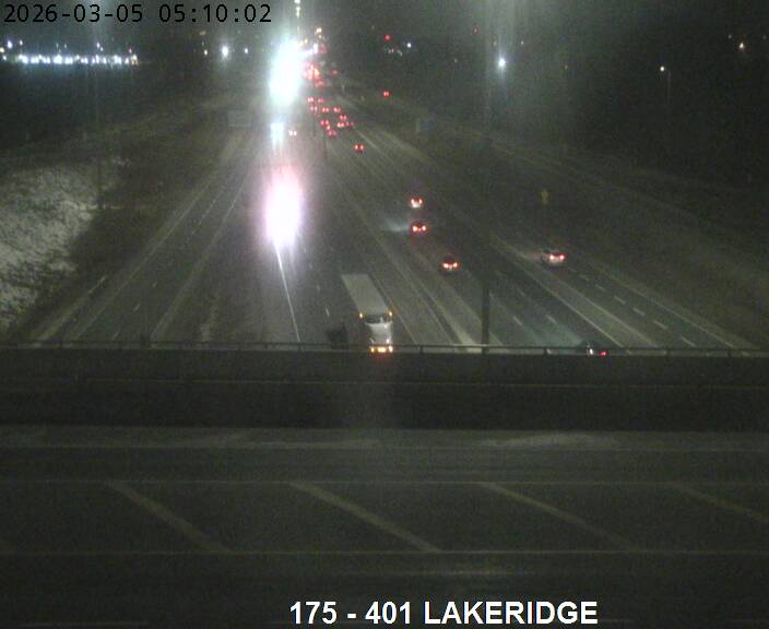 Traffic Cam 401 Near Lakeridge Road