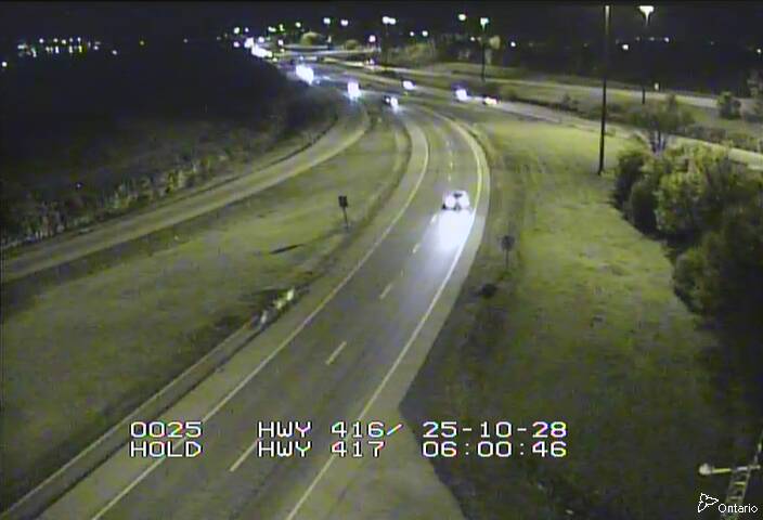 Live Traffic Camera of HWY 416 NB RAMP TO HWY 417 EAST