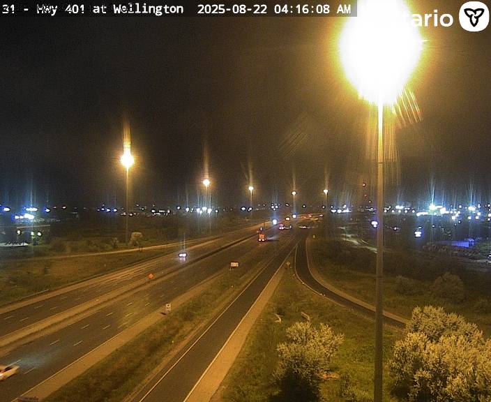 Traffic Cam Highway 401 near Wellington Road South