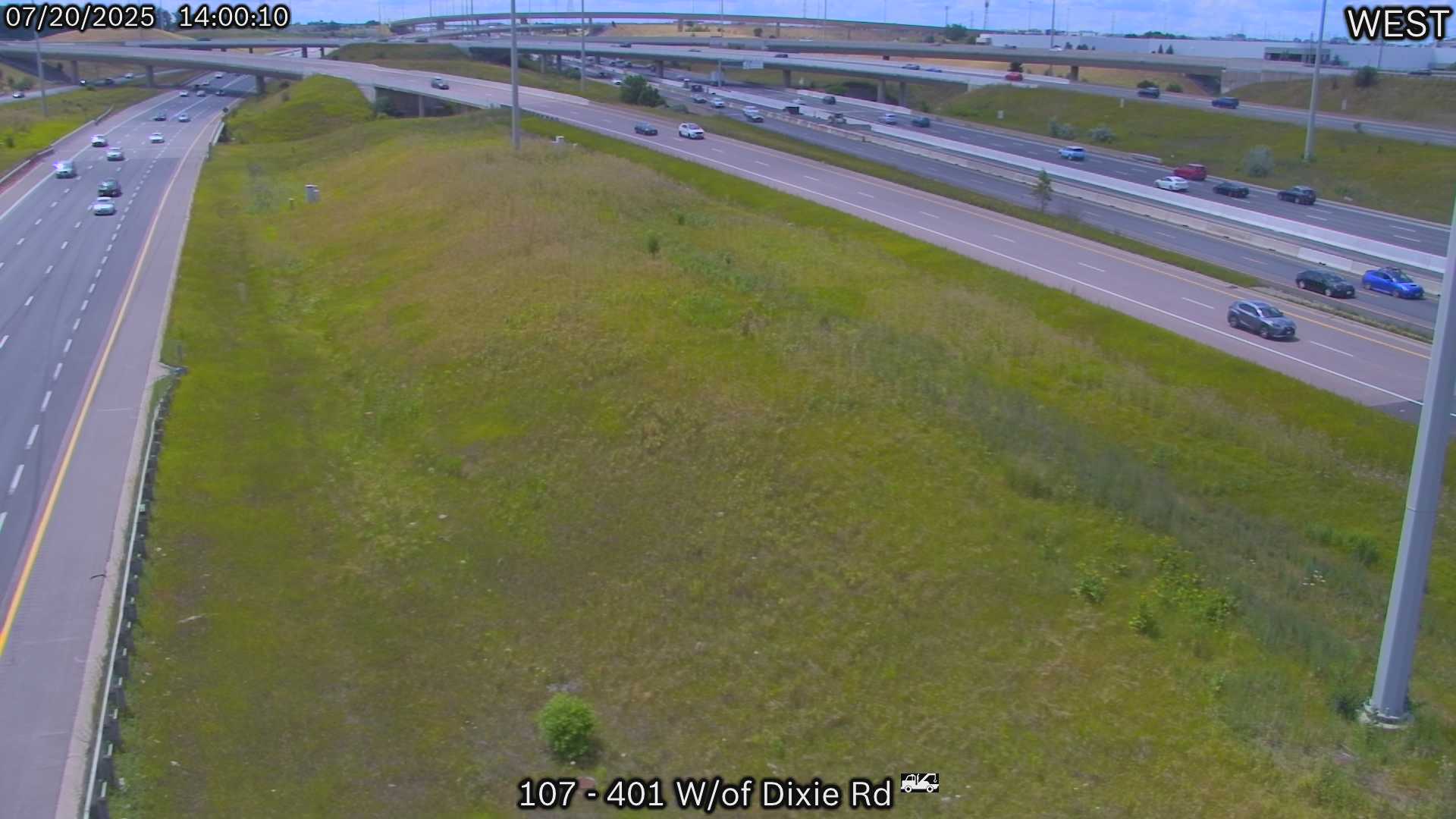 Highway 401 near Highway 410 for MORE 401 cameras from Hwy 410 to Hwy 427 CLICK HERE!