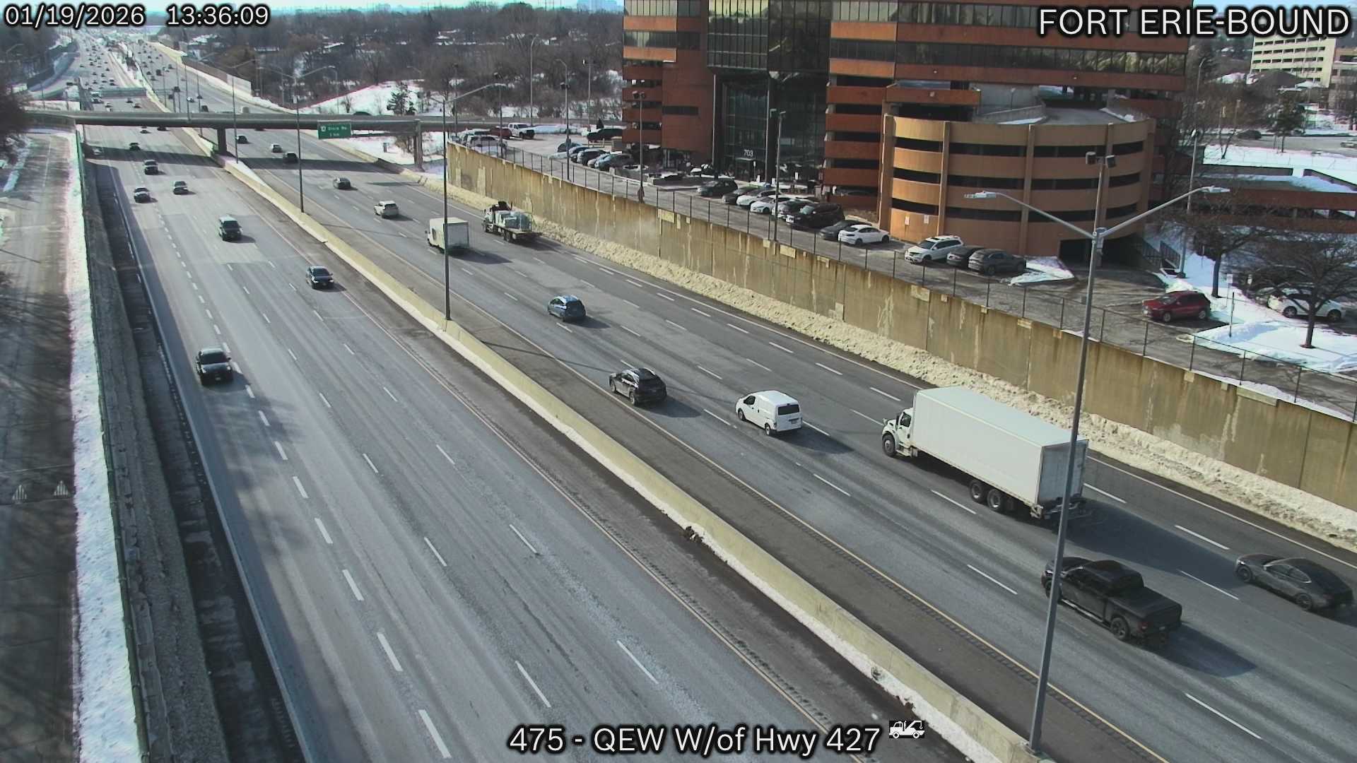 Traffic Cam QEW near The West Mall