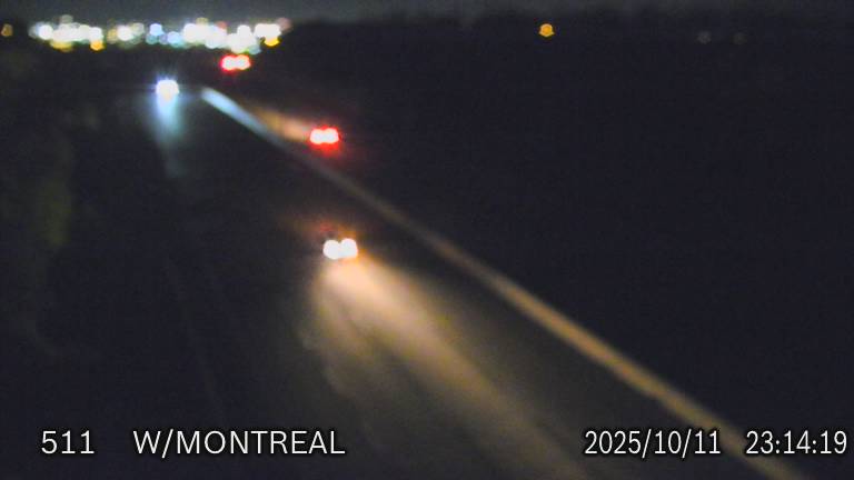 Live Traffic Camera of Highway 401 West of Montreal Street