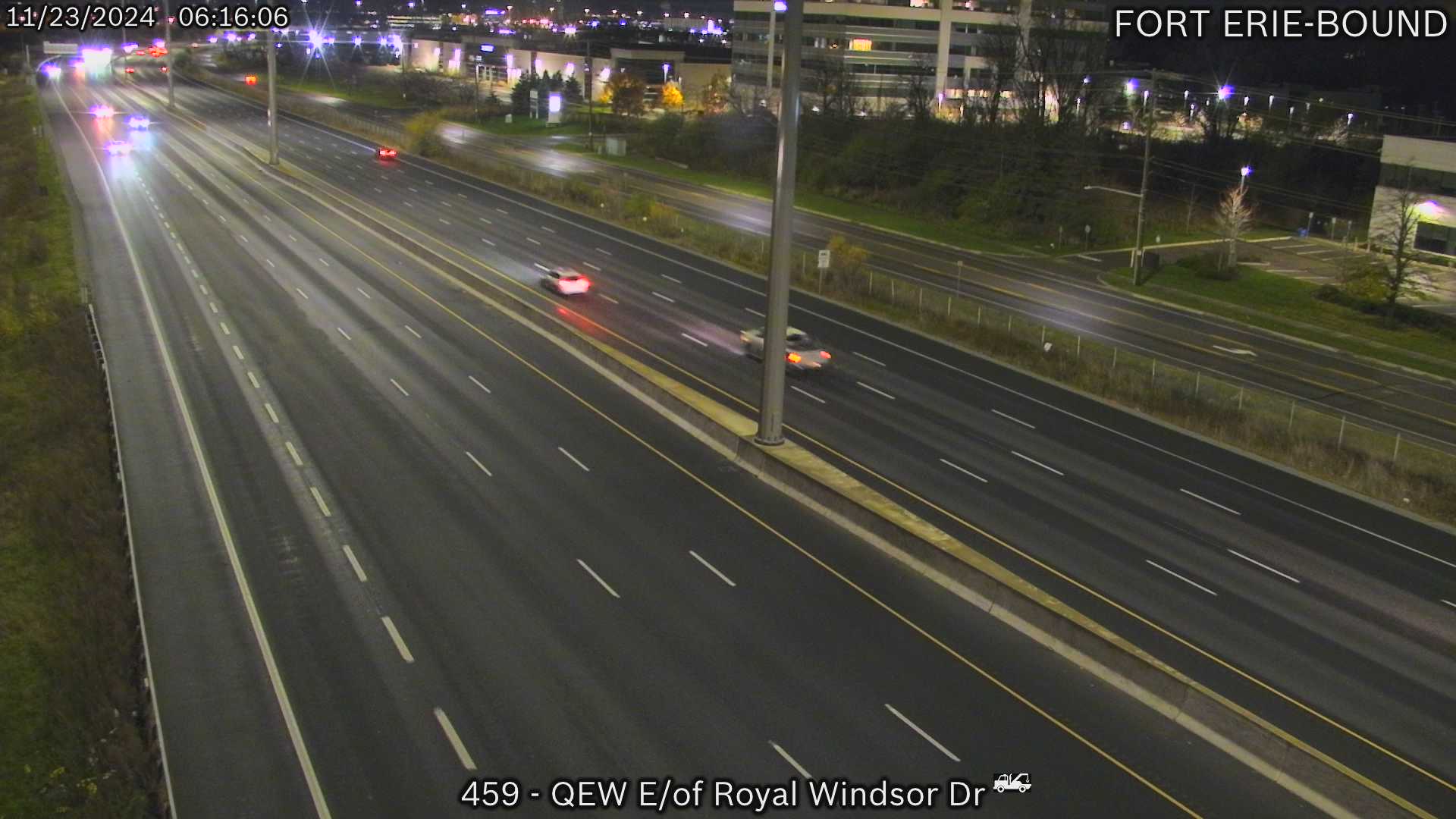 Traffic Cam QEW East of Royal Windsor Drive