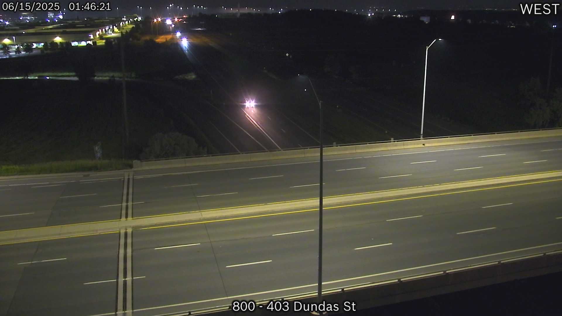 Traffic Cam Highway 403 near Dundas St.