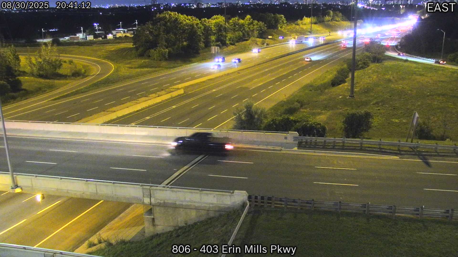 Traffic Cam Highway 403 near Erin Mills Parkway