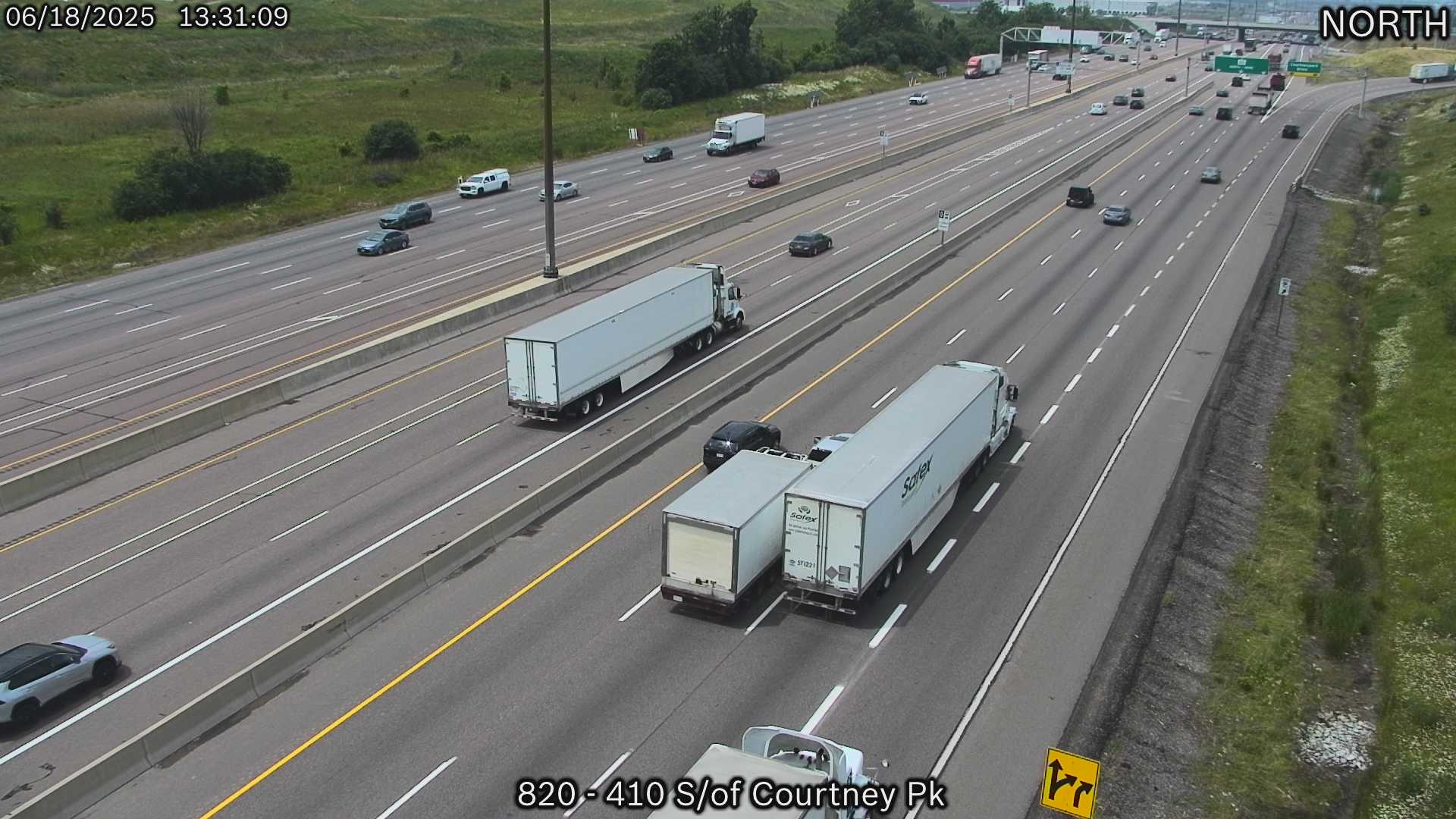 Traffic Cam Highway 410 near Courtney Park Road
