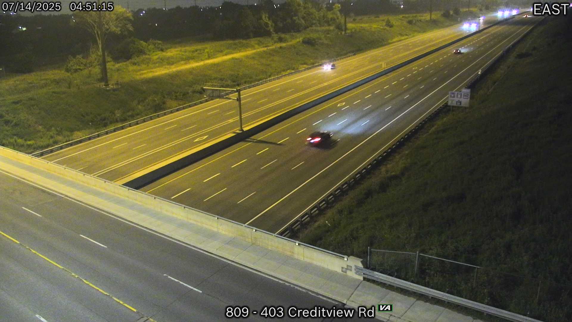 Traffic Cam Highway 403 near Creditview Road