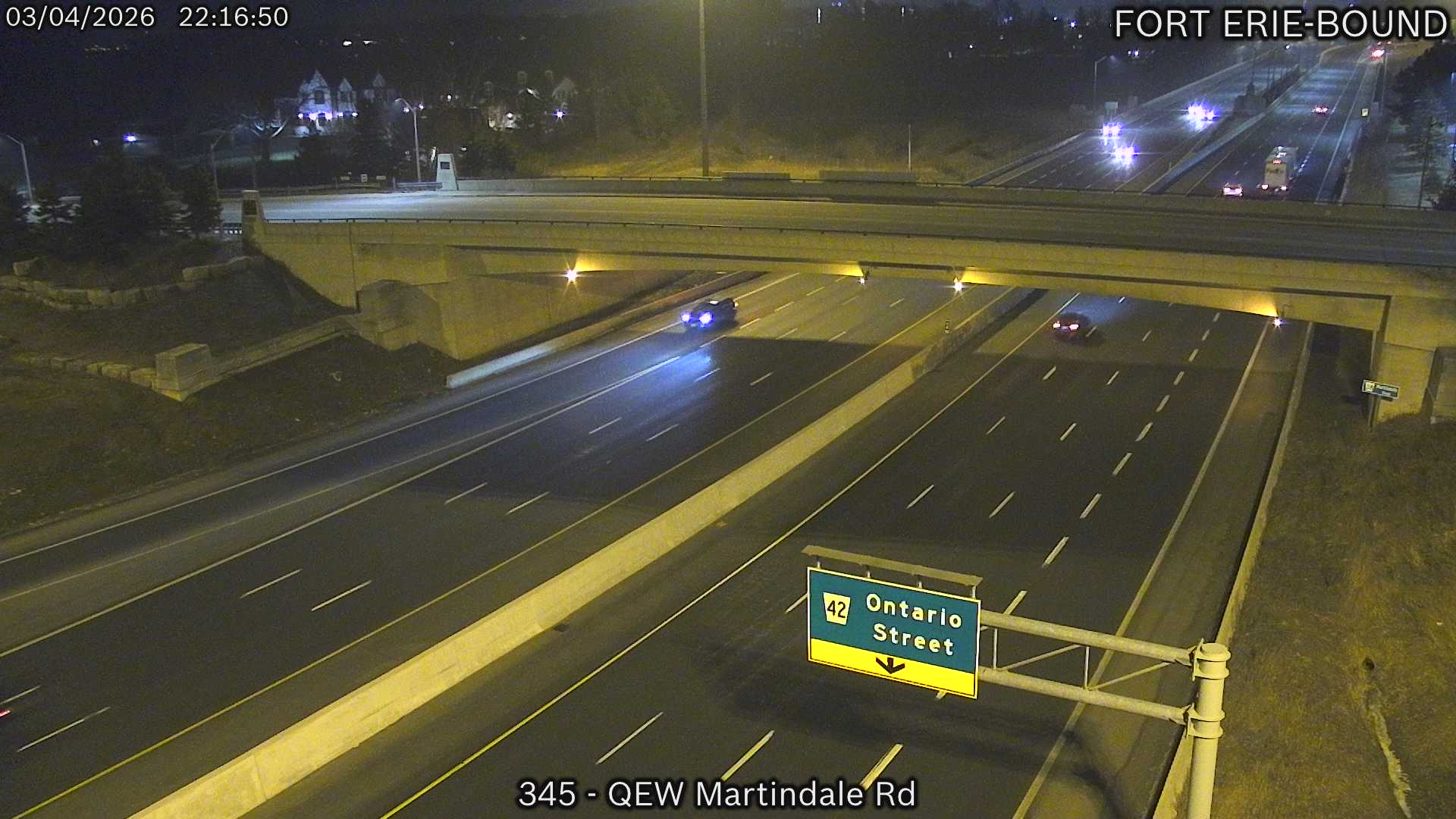 Traffic Cam QEW near Martindale Avenue
