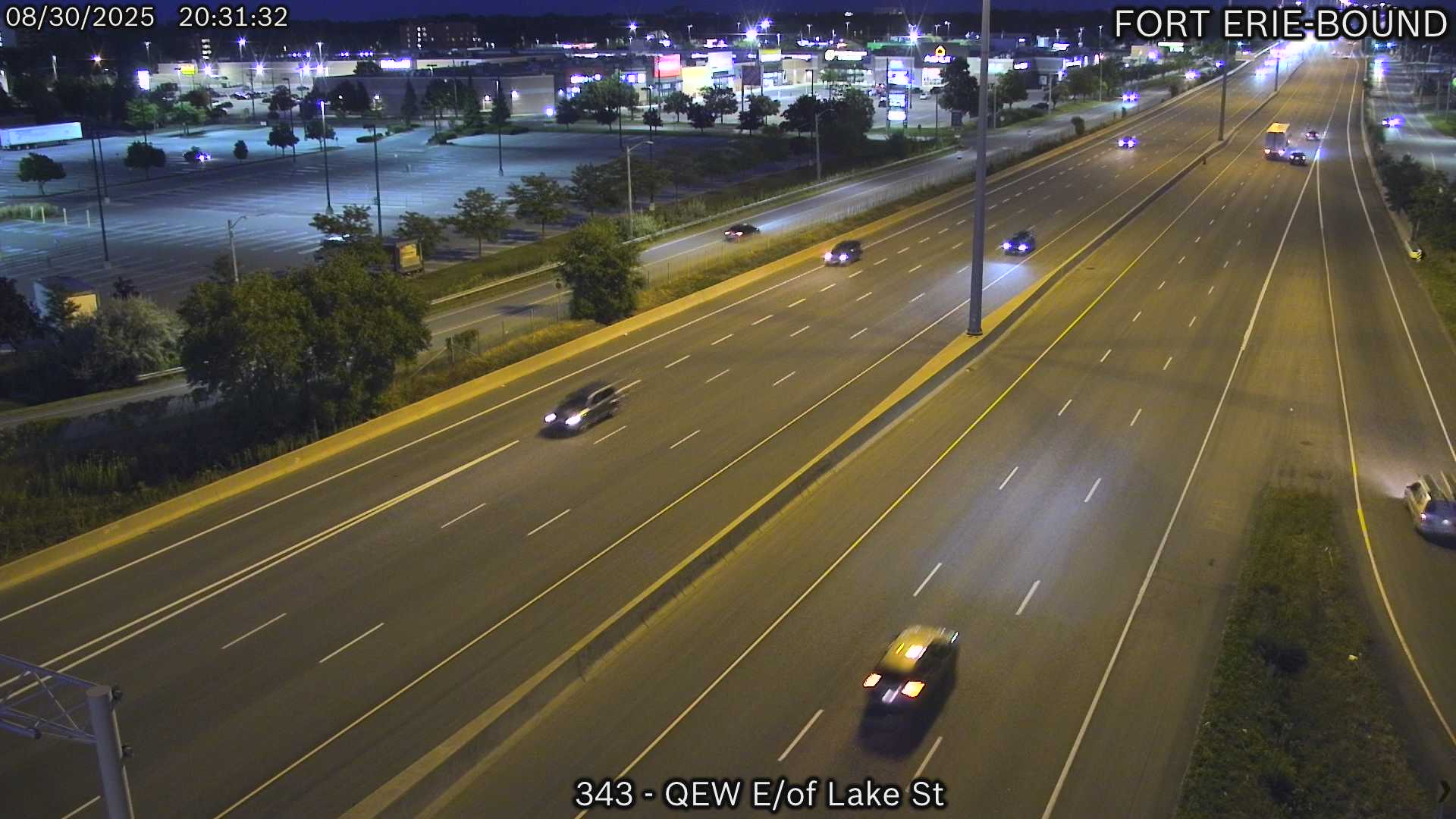 Traffic Cam QEW near Lake Street