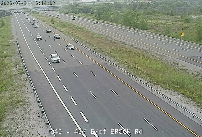 Traffic Cam 407 West of sideline 14