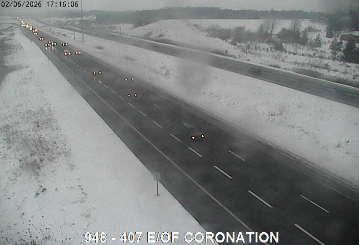 Traffic Cam 407 East of Coronation Road