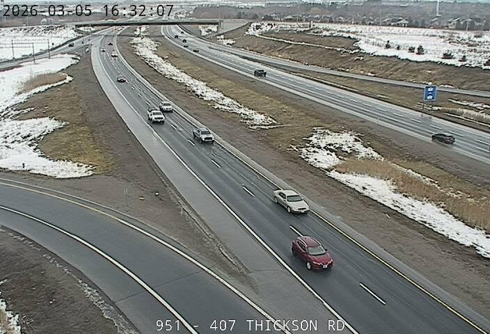 Traffic Cam 407 Near Thickson Road