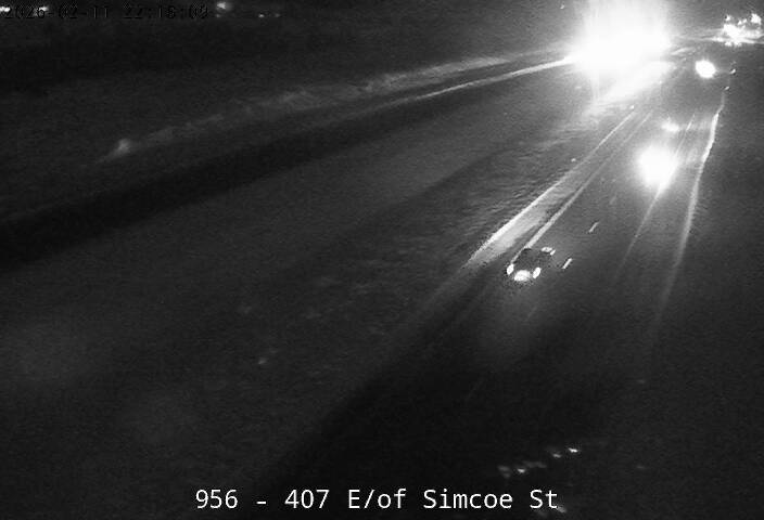 Traffic Cam 407 East of Simcoe Street