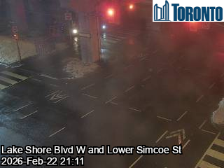 Traffic Cam Lake Shore W near Lower Simcoe St
