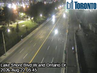 Traffic Cam Lake Shore W near Ontario Dr