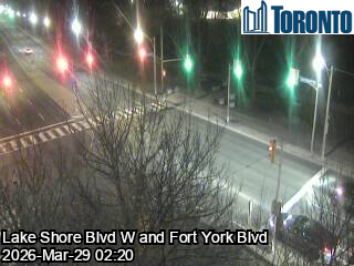 Traffic Cam Lake Shore W near Fort York Blvd