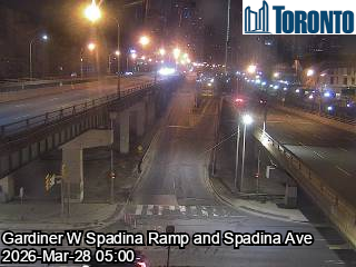 Traffic Cam Lake Shore Blvd W near Spadina Ave